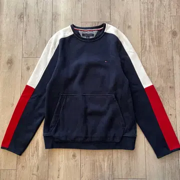 TOMMY HILFIGER 백프린트 맨투맨 S