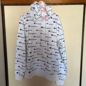 새상품급 한정판 챔피온 올 패턴 후드티 남성용 XL