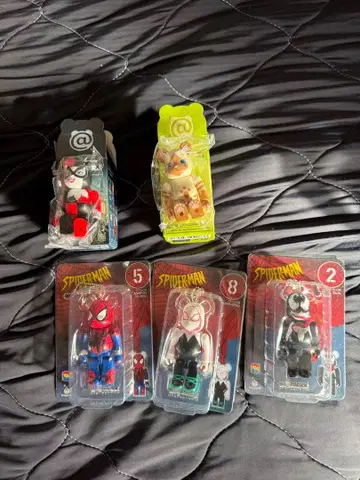 스파이더맨 베어브릭 5체 세트