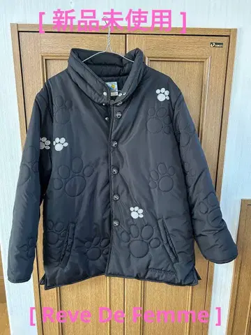 [ 미사용 새상품 ] Reve De Femme 다운 자켓 블랙 Free