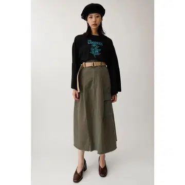BELTED MILITARY SKIRT / MOUSSY
