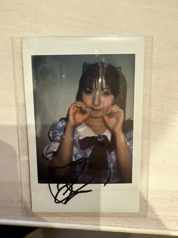 sweet steady 시오카와 리세 사인 폴라로이드