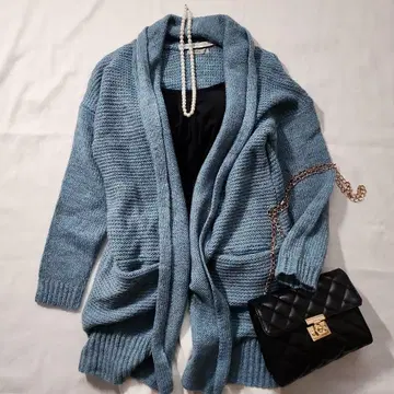 스픽 앤 스팬 이탈리아 얀 롱 가디건 알파카 혼방