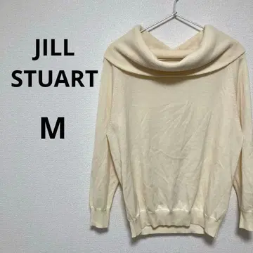 질스튜어트 여성용 긴팔 스웨터 니트 화이트 아이보리