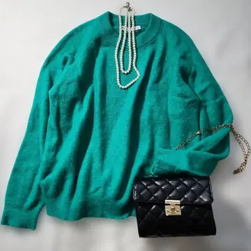 포근포근 ZARA 알파카 혼방 울 샤기 니트