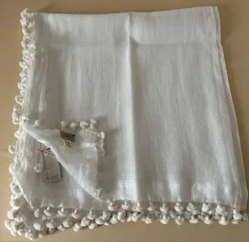 [ 새상품 ] 시트러스 CITRUS 폼폼 스톨 아이보리