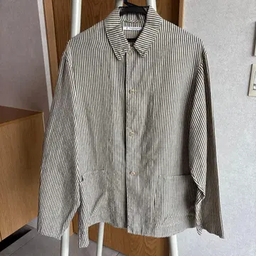 MAATEE&SONS 스트라이프 린넨 코튼 셔츠 새상품급