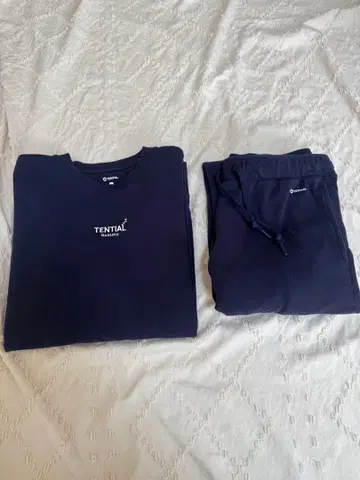 TENTIAL 네이비 트레이닝복 팬츠 세트