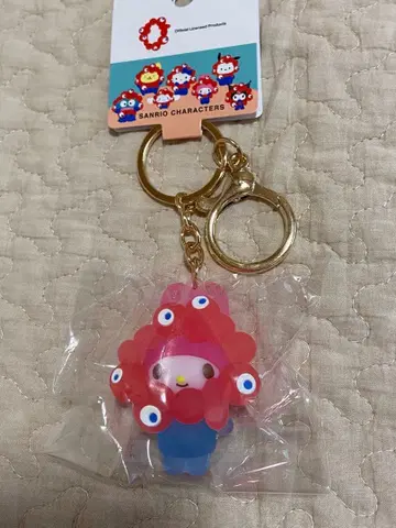 산리오 만박 미야쿠미야쿠 클리어 키링 마이멜로디