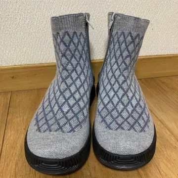 밴딩밴딩Gomu56 경량 통굽 니트 부츠