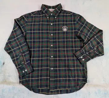 캡틴 산타 체크 무늬 플란넬 셔츠