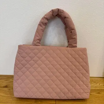 Francfranc 퀼팅 토트백 핑크