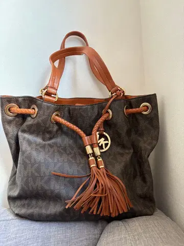 Michael Kors 토트백 브라운