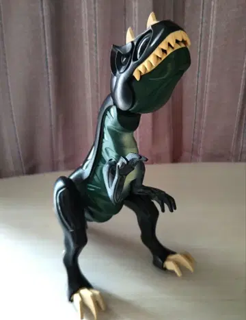 LEGO 공룡 피규어 블랙과 그린 배색