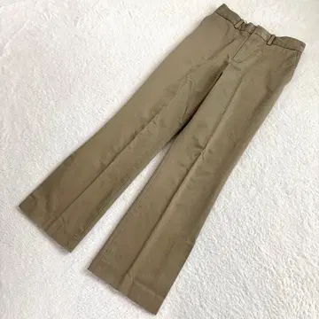 FRAMeWORK 센터 프레스 팬츠 슬릿 깔끔한 정가 1.4만 일본제