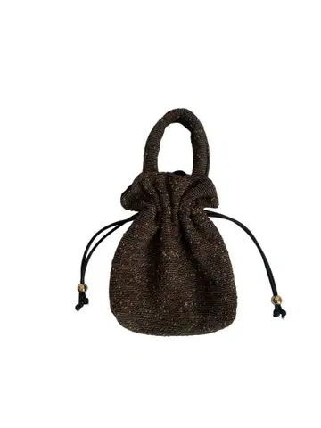 brown fabric 복조리2 핸드메이드