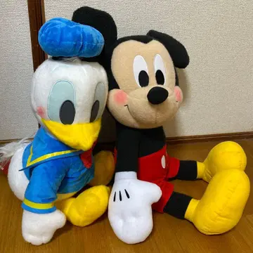 미키와 도날드 봉제 인형 세트 약 30cm