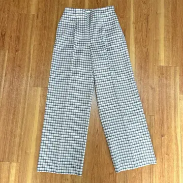 [ 새상품급 ] Ballsey 울 와이드 팬츠 체크 무늬