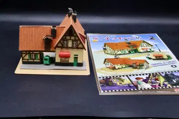 페이퍼 모형 마녀 배달부 키키 구초키빵 가게 미니어처 키트 지브리