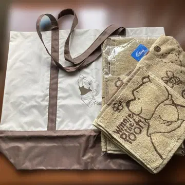 곰돌이 푸 타월 & 토트백 세트