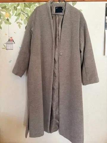 베이지 롱 코트