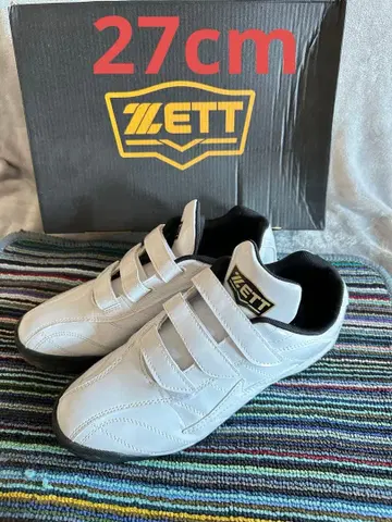 야구 제트 ZETT 업 트레이닝 슈즈 화이트 27cm