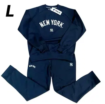 양키스 트레이닝복 긴팔 맨투맨 팬츠 상하의 세트 L 사이즈 MLB