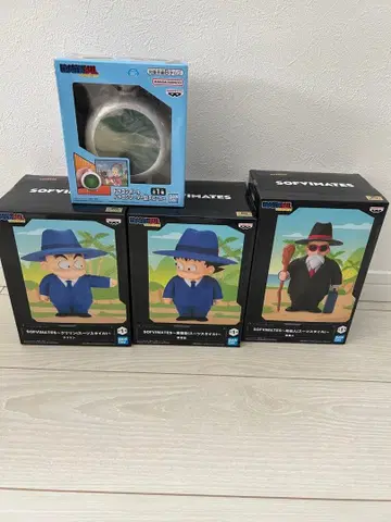 드래곤볼 피규어 3개 세트 드래곤 레이더형 스피커 1개