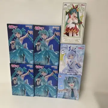 미개봉 새상품 하츠네 미쿠 피규어 묶음 판매