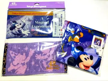 디즈니 42주년 미키 필하모닉 매직 미니 타월 손수건