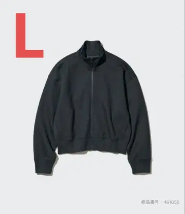 택 포함 새상품 유니클로 드라이 맨투맨 릴랙스 블루종 L