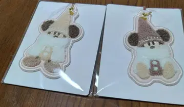 디즈니 크리스마스 리루린린 키체인 2개 세트