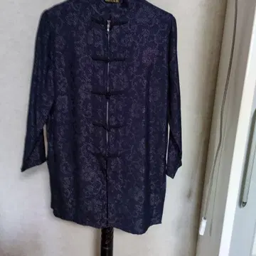 이타리야 네이비 차이나 스타일 상의