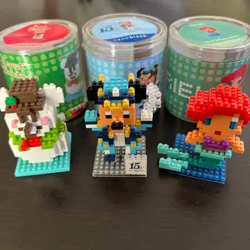 나노블록 도쿄 디즈니 리조트 한정 세트 3종