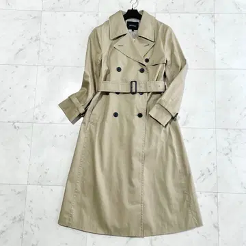 새상품 UNTITLED 트렌치코트 코튼 발수 베이지 00 XS