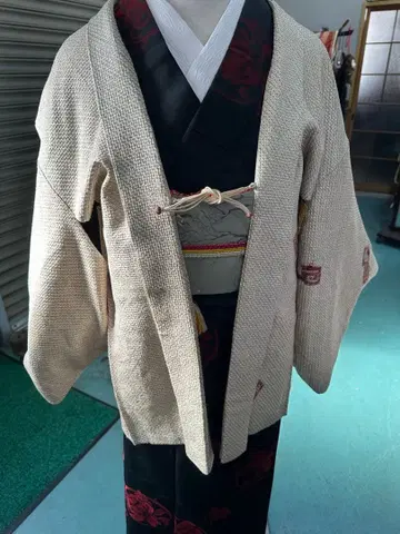 3345 베이지 시보리 겉옷 기장 73cm 화장 64