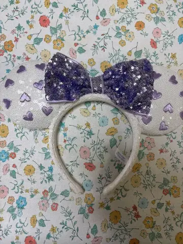 디즈니 머리띠 하트 모양