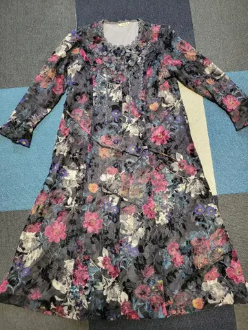 헤포코 선생님 꽃무늬 레이스 원피스