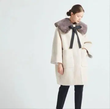 [ 택 포함 새상품 ] yori 노카라 울 코트