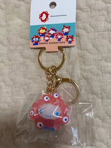 산리오 만박 미야쿠미야쿠 클리어 키링 시나모롤