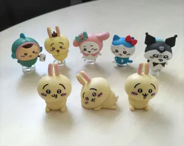 치이카와 산리오 캐릭터즈 변신 피규어 전 5종 & 토끼 3종