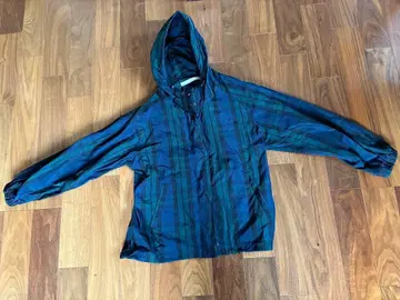 하트마켓 체크 무늬 마운틴 후드티