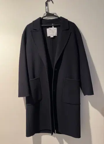 울리치 체스터 롱 코트 네이비