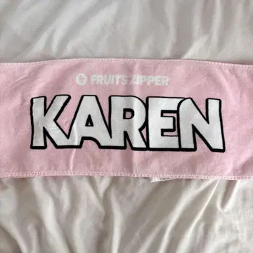 FRUITS ZIPPER 마츠모토 카렌 최애 어필 타월 후루파 최애 어필