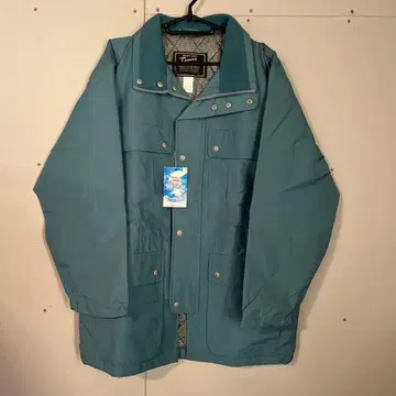 지주도 도카잔 다크 그린 자켓 방한 작업옷 M 쇼와 레트로