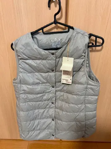 MUJI 여성 경량 다운 노카라 베스트 M