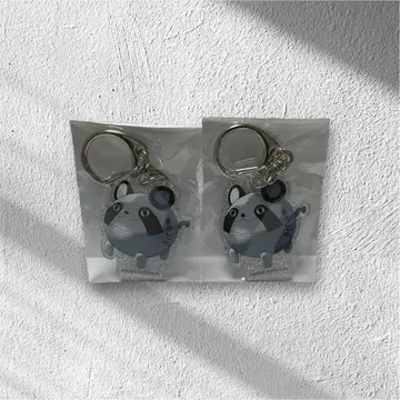 슈타인즈 게이트 생 휘핑은 음료 메탈 우파 아크릴 키링 2개 세트