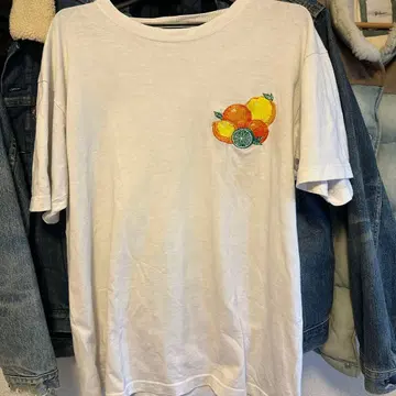 WIND AND SEA 후르츠 자수 T셔츠