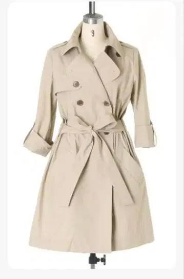 트렌치코트 여성용 L 사이즈 베이지 티아라