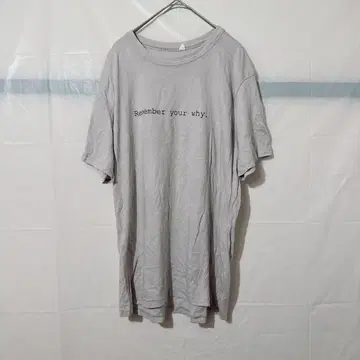 새상품급 know purpose 그레이 T셔츠 [ M ] 반팔 심플